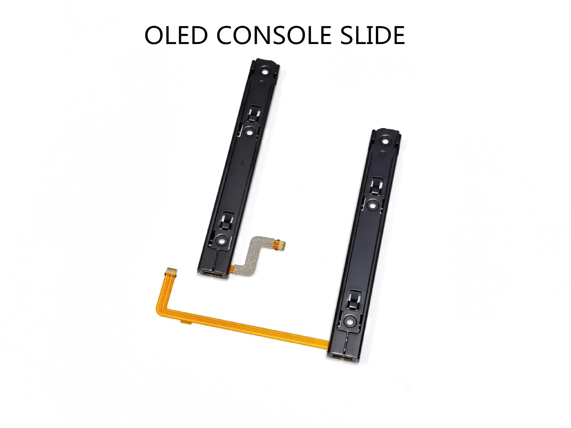 

1Pair Original Right and Left Slide Rail with Flex Cable for Nintendo Switch OLED Console Repair Part Fix Part