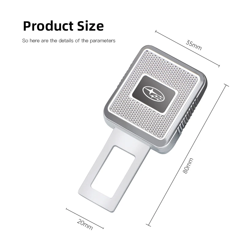 جديد حزام أمان السيارة قفل مشبك الملحقات مقعد حزام كليب موسع لسوبارو Outback ليجاسي فورستر XV تريبيكا صعود امبريزا