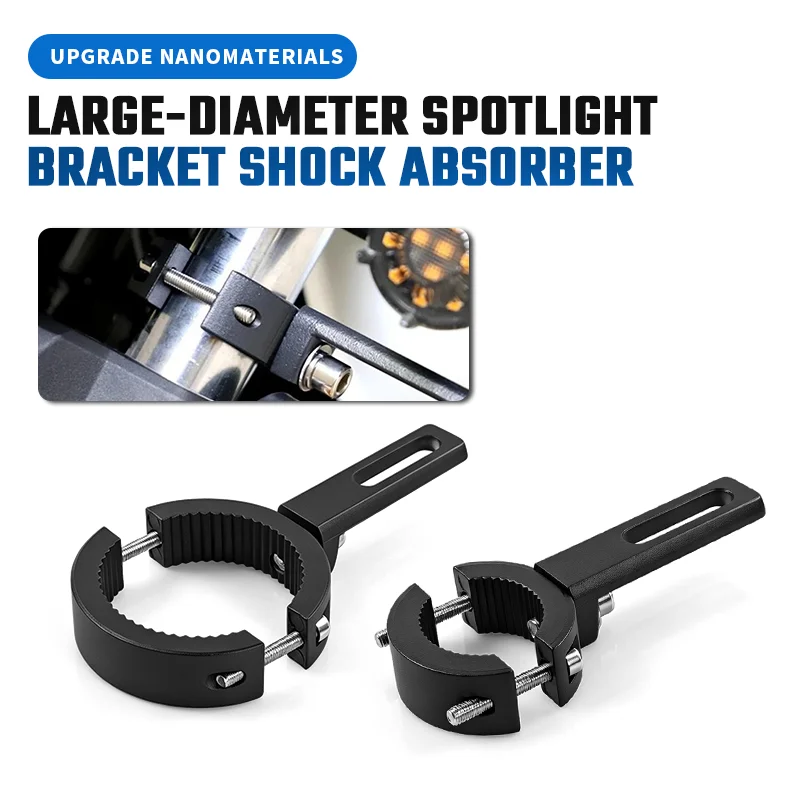 Zusätzliche LED-Motorradbeleuchtung Halterung Moto-Scheinwerfer-Halter Motorrad-Scheinwerferhalterung Vordergabel-Klemmhalterung – Detail 1