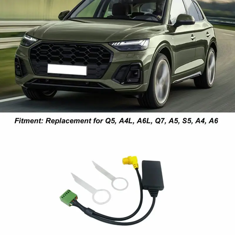 Cable auxiliar AMI MMI AMI para coche, adaptador de Audio y sonido de música de 3,5mm para AUDI A3, A4, A5, A6, Q5, Q7 CarPlay