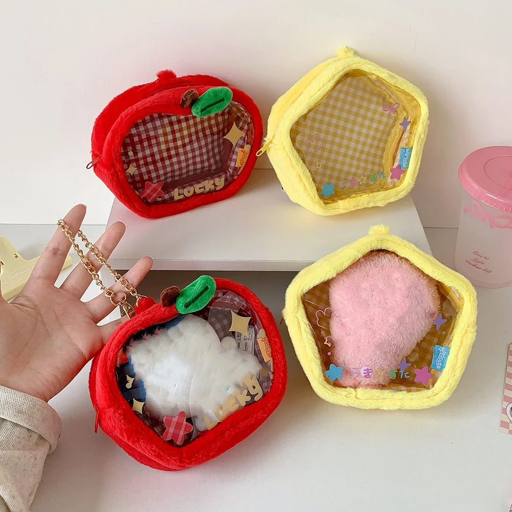 Doll Display Transparent Gift Bag Pvc Bag Cute Organizer Bag For Everyday Use Party Favors Souvenirs