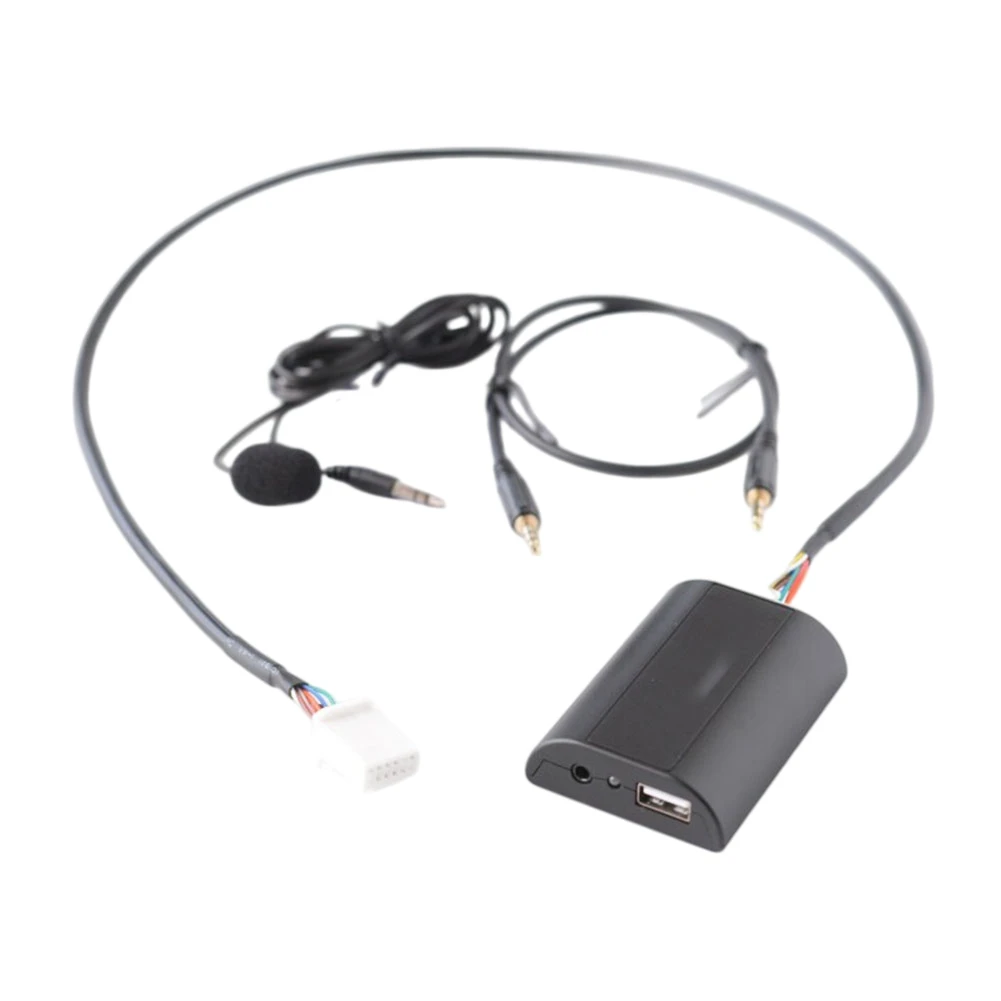 

Мультимедийный аудиоадаптер для навигационных систем Denso, автомобильный BT-коннектор, из ABS-пластика, Plug-and-play, износостойкий