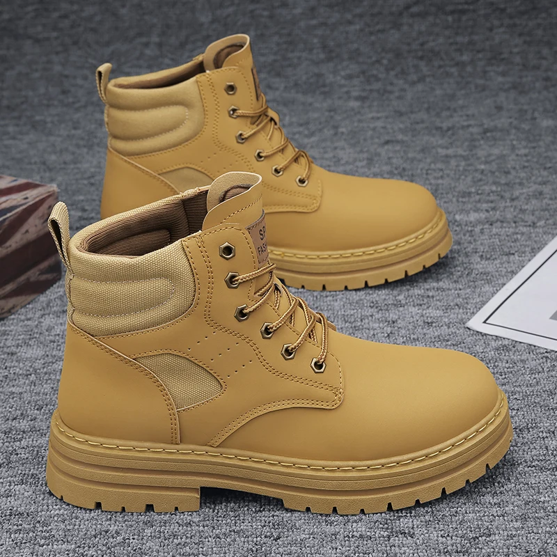 أحذية رجالية جديدة للفصول الأربعة، نعل ناعم للاستخدام الخارجي، نعل سميك متعدد الاستخدامات، أحذية عالية الجودة مضادة للانزلاق ومقاومة للاهتراء