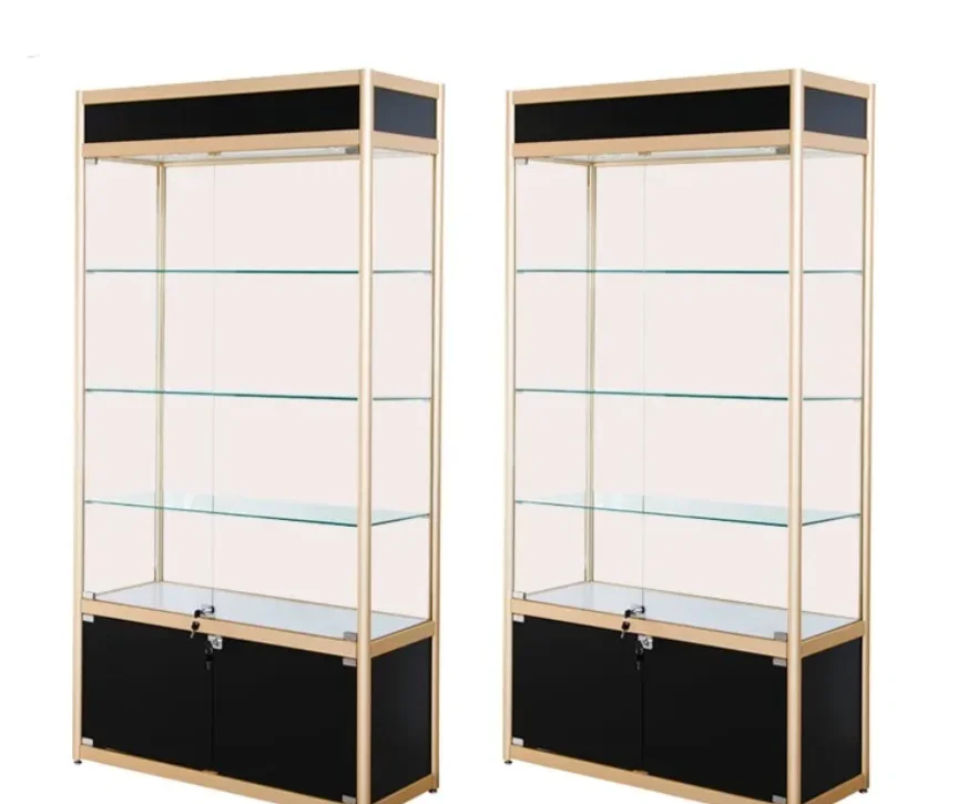 

Classy display cabinet commercial aluminum frame glass display cabinet retail tobacco store display cabinet