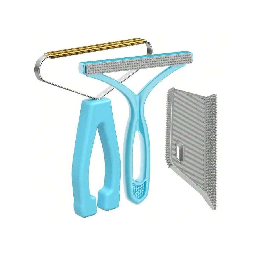 

Lint Remover 3-Pack, Lint Shaver Cleaner Pro, Carpet Rake, Lint Brush, Fur Removal Tool, Portable Carpet Scraper, Clothes, Car