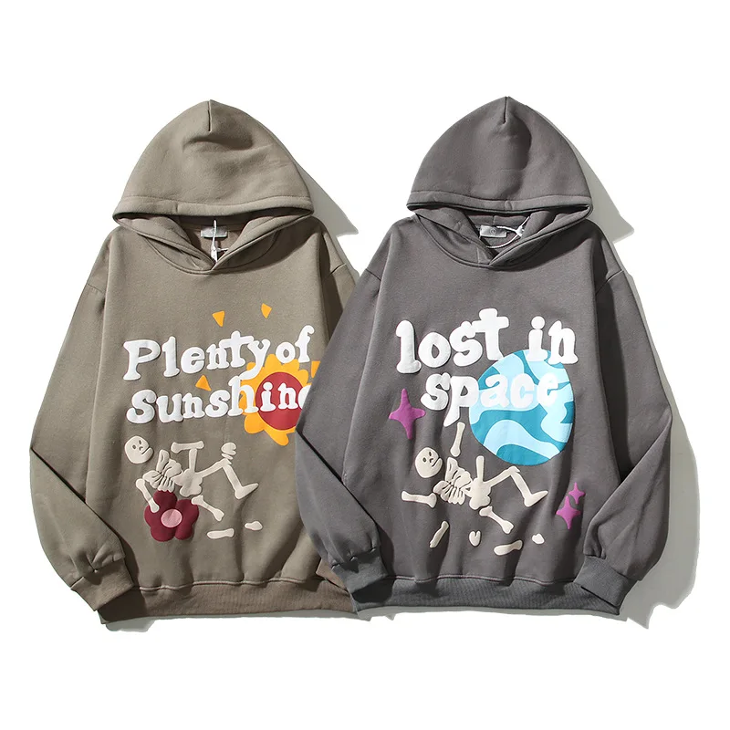 

Novelty Skeleton Graphic Hoodies for Men Vintage Hip Hop Trend Hoodie Couples Streetwear Casual Hooded Sweatshirt Pullovers Tops