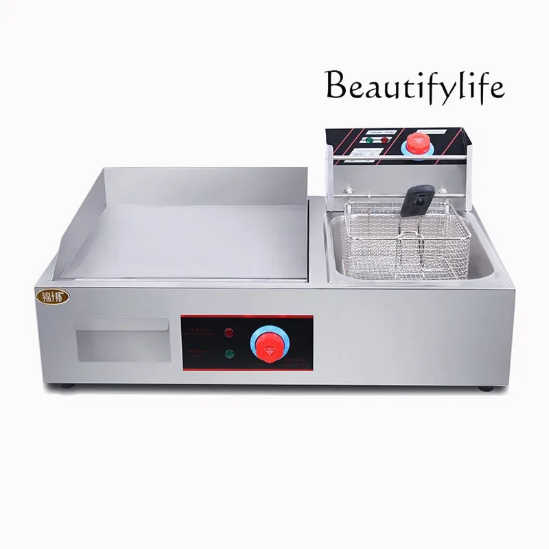 

Commercial electric pancake machine electric heating grilling furnace frying furnace integrated machine