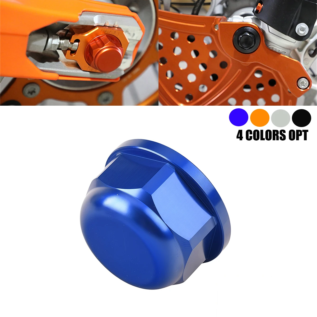 M22xP1.5 Rear Wheel Spindle Axle Nut Screw For KTM EXC300 EXC EXCF XCW 125 250 300 350 400 450 500 2024 SX SXF XC XCF 2023-2024