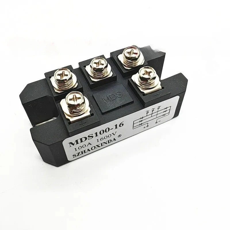 3pcs/LOT MDS100A1600V MDS100-16 100AMP Three-phase rectifier bridge NEW AND ORIGINAL