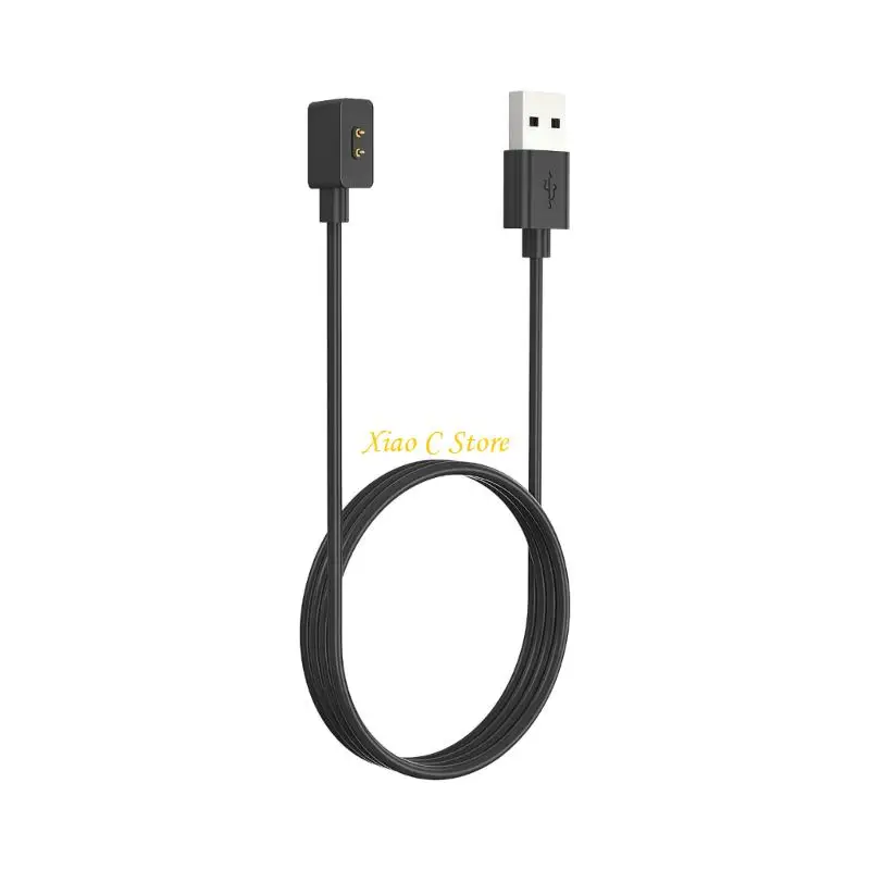 Y1AE USB-A Watch Charging Cable for Watch 5 Active with 2 Pin Head for Desk Bedside Travel Use