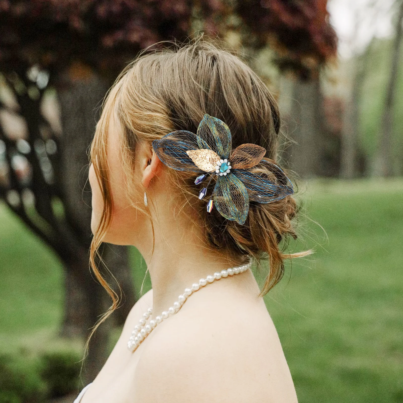 

Butterflies Hair Women Copper Wire Butterflies Hair Accessories Clips Barrette Decor Durable Elegant Practical Hairpins