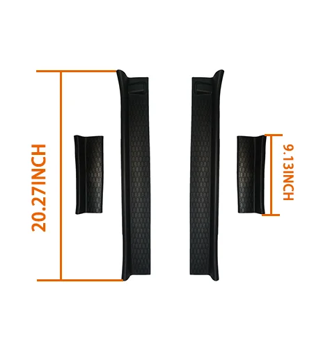 

LANTSUN JL Rubber Door Sill Strip Rubber JL1279 for jeep JL for wrangler 2018-2024