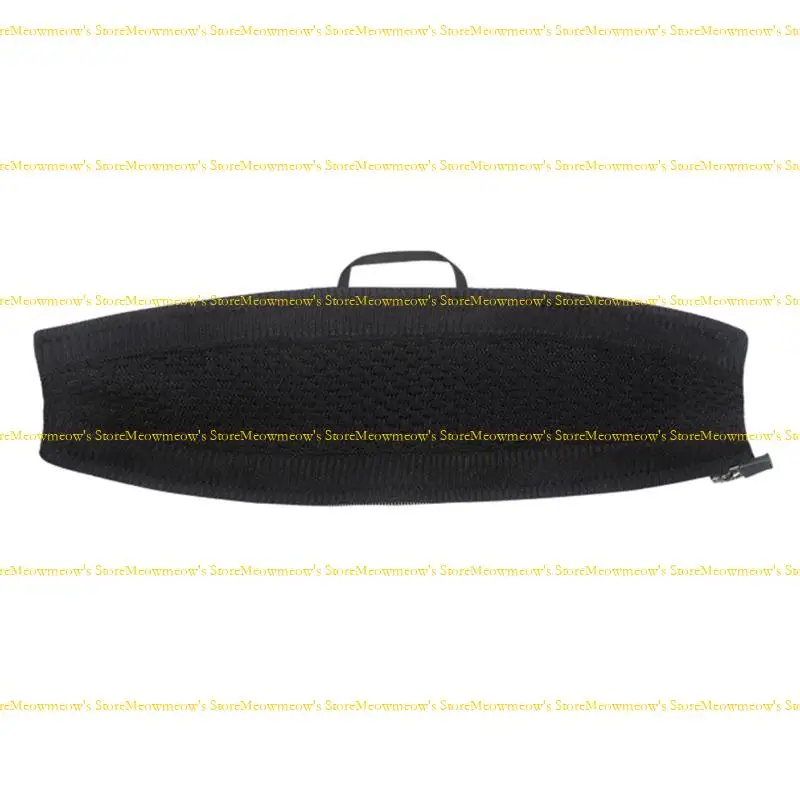 W91A 편안한 헤드 밴드 커버 슬리브 MOM 4에 이어 헤드폰 부드러운 지퍼가있는 클로저 블랙