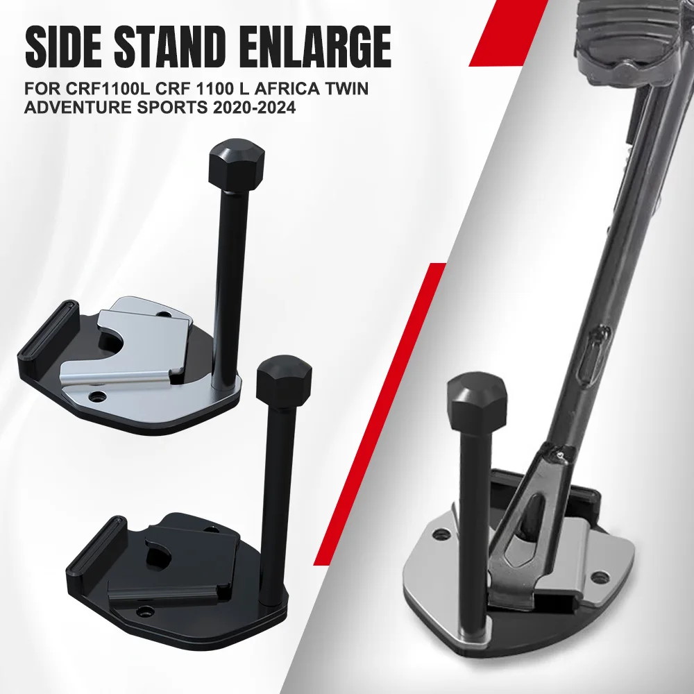 

Kickstand Side Stand Enlarger Column Auxiliary For Honda CRF1100L CRF 1100L AfricaTwin Adventure Sports 2020 2021 2022 2023 2024