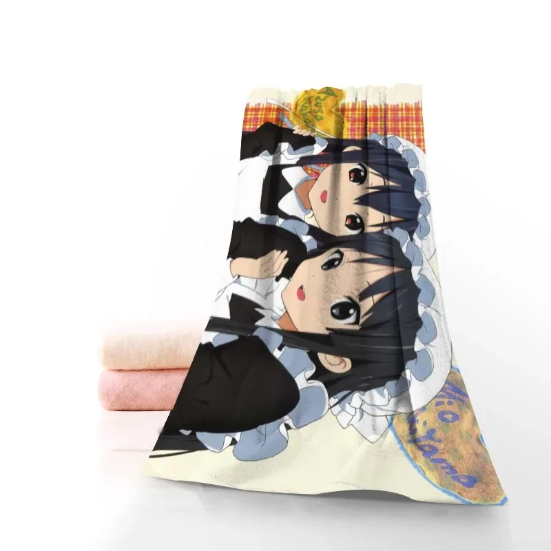 Anime K-ON Fashion CustomTowel Printed Cotton Face/Bath Towels Microfiber Fabric For Kids Men Women Size 35x35cm 35x75cm 0506