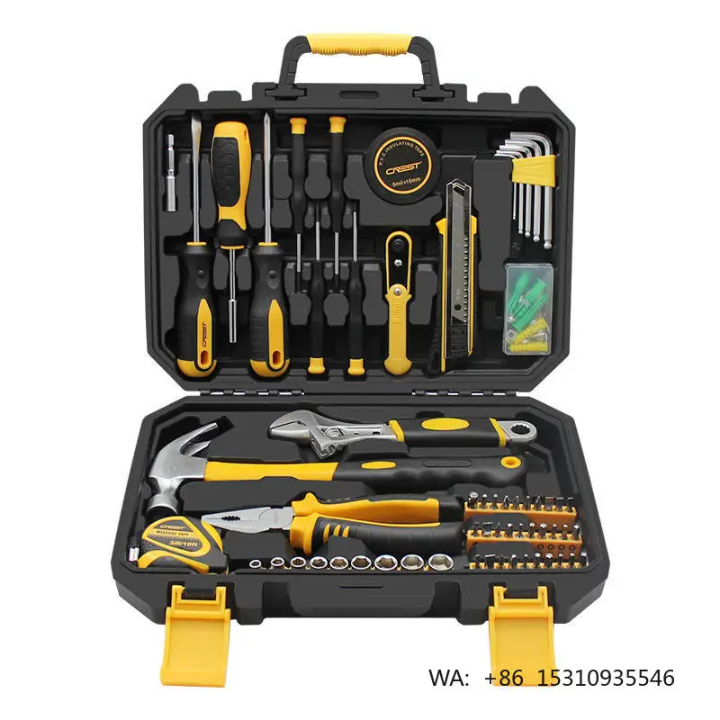 100pcs New Design  Tool Box Multi Repair Tool Kit Hand Tool Set