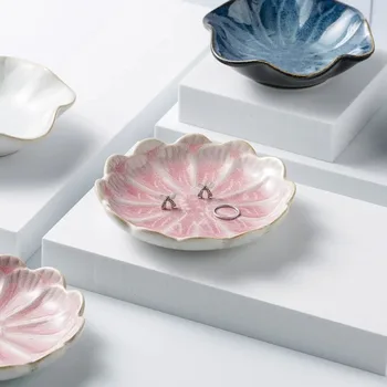 Ceramic Lotus Jewelry Tray 1