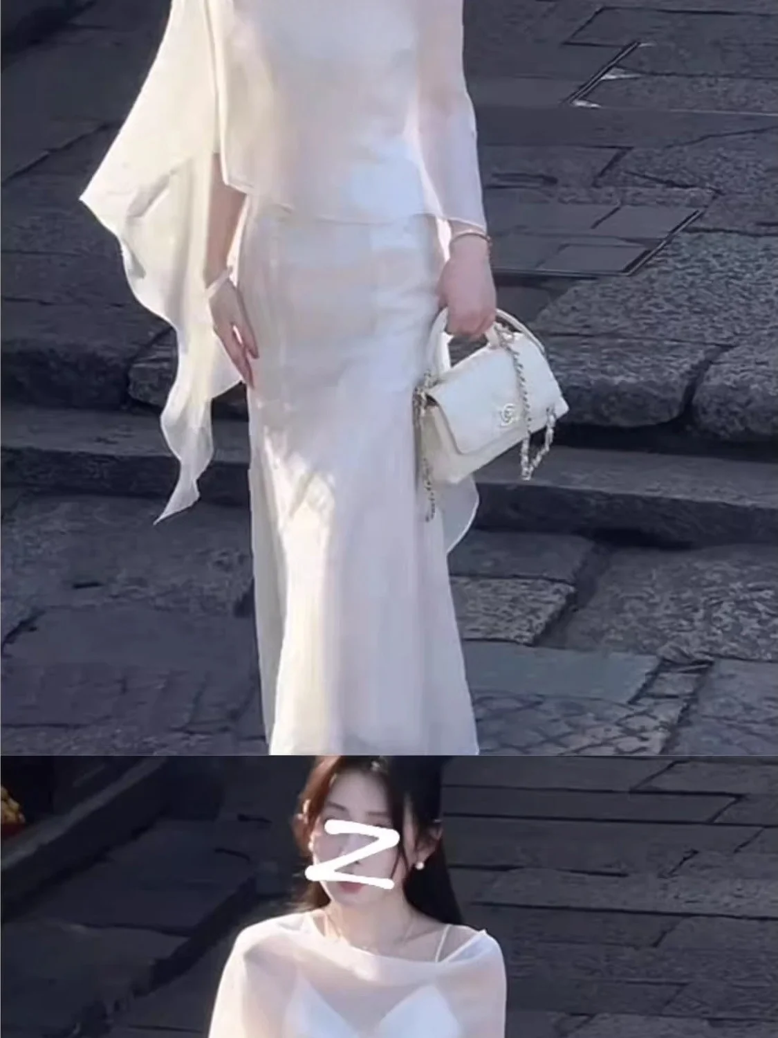 Damska letnia narzutka z jedwabiu lodowego chroniąca przed słońcem, asymetryczna, cienka, luźna, w stylu koreańskim, długa, okrągły dekolt.