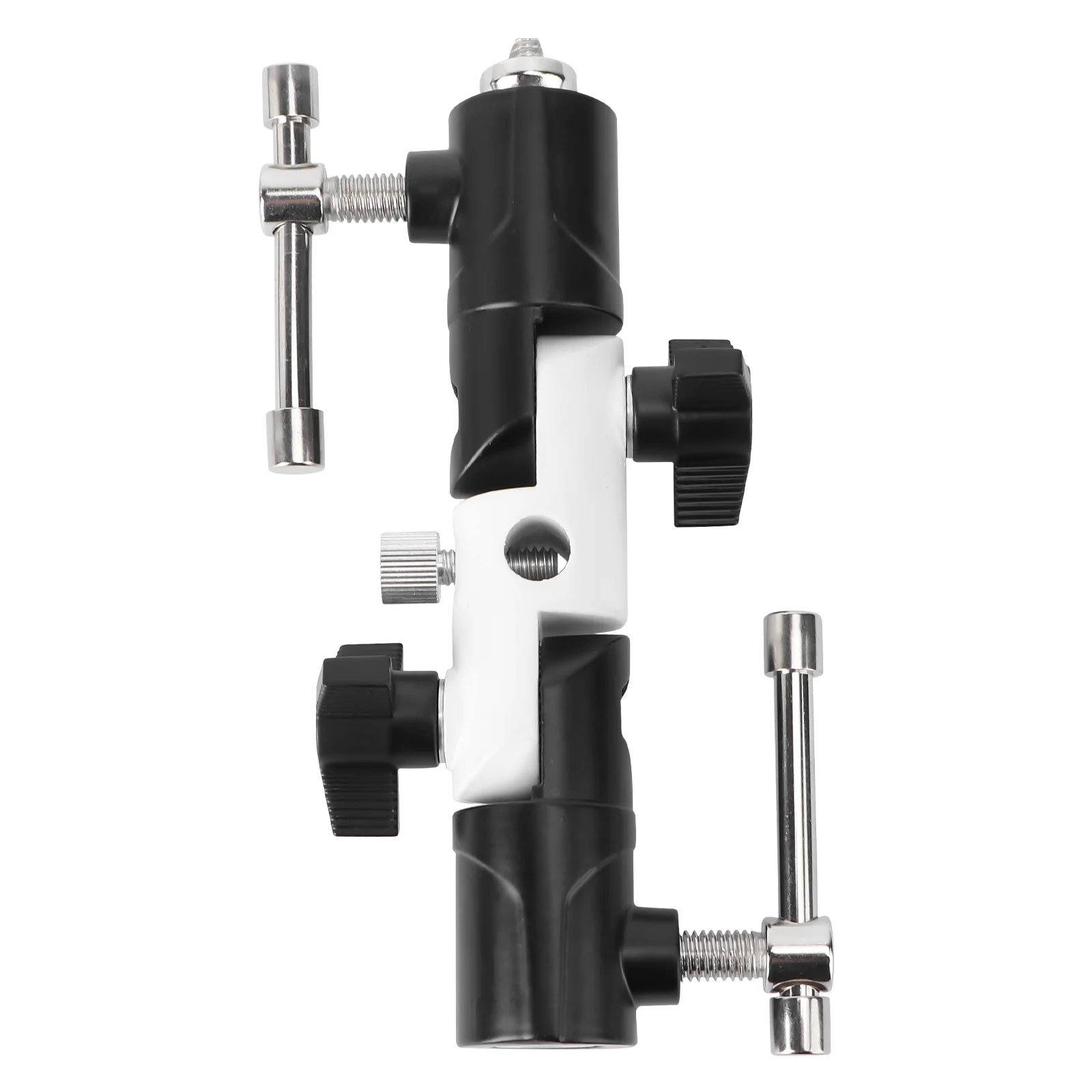 

Small Flash Holder Bracket Light Stand Aluminum Flashlight Pedestal White Adjustable