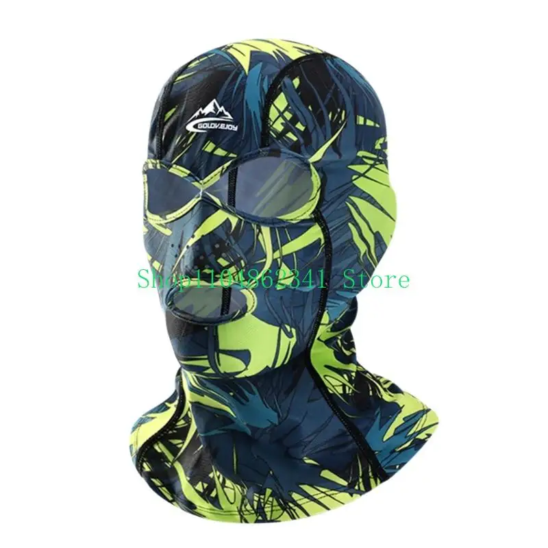652F Lightweight Snorkel Mask Integrated Hat Full Head Suitable For Water Games