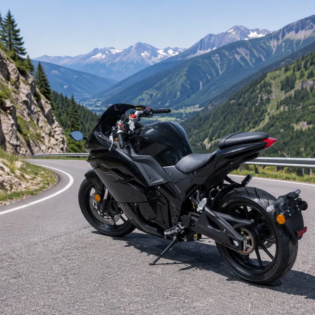 Cybern Electric Superbike Style Motorcycle 72V Mid Drive ABS Dual Front Disc 2-Seat Racing E-Moto New 65-140km/h 2000W-12000W
