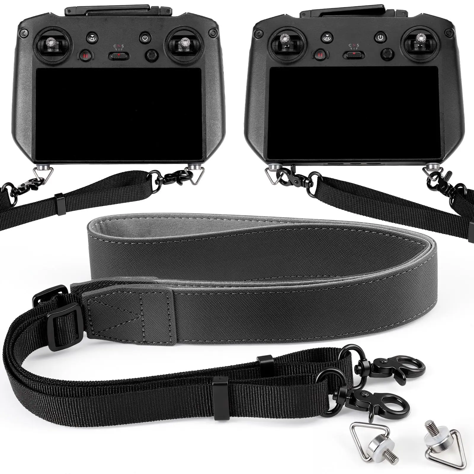 For DJI Mini 4 Pro Lanyard RC Neck StrapSoft Leather Lanyard  For DJI Mini 3 / Mavic 3 / Air 3S / Remote Controller Accessories