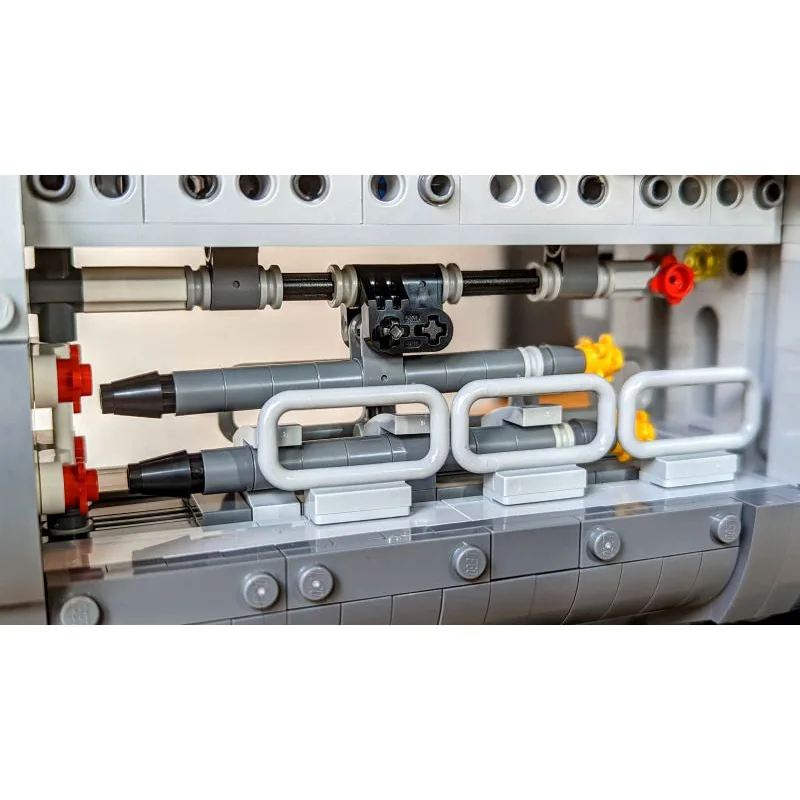 MOC Type Submarine Military Series Submarine Bricks Model DIY Assembling Building Blocks Boy Adult Toys Gifts