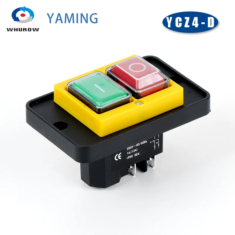 

YCZ4-D Electromagnetic Switch Starter Push Button Machine Tool Equipment IP54 Waterproof Safety Control Replace KLD28A KJD17A