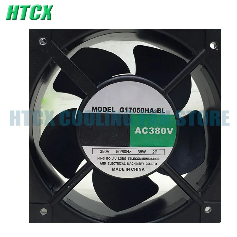 Original G17050HA3BL Industrial Cooling Fan AC 380V 38W 15050 15cm 150*150*50mm 50/60HZ 2 Wires