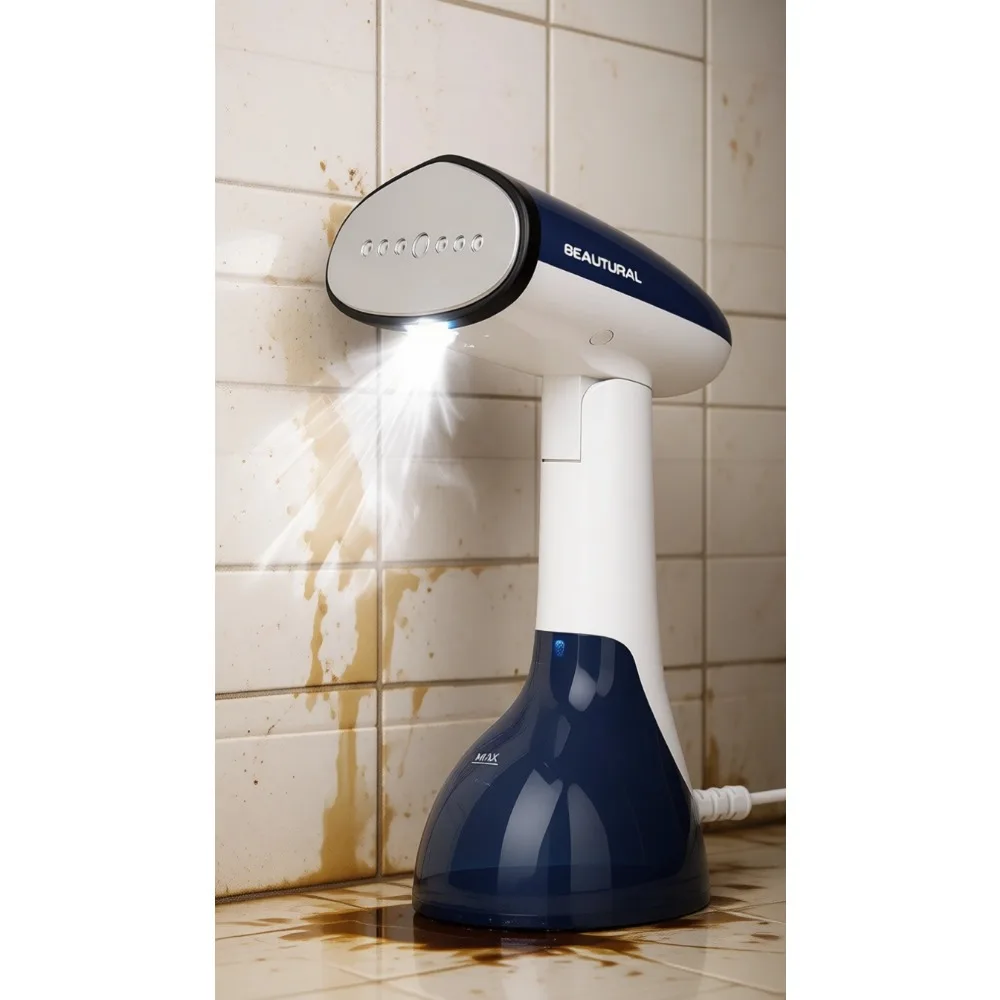 

Портативный ручной отпариватель для одежды с быстрым нагревом и большим съемным резервуаром для воды