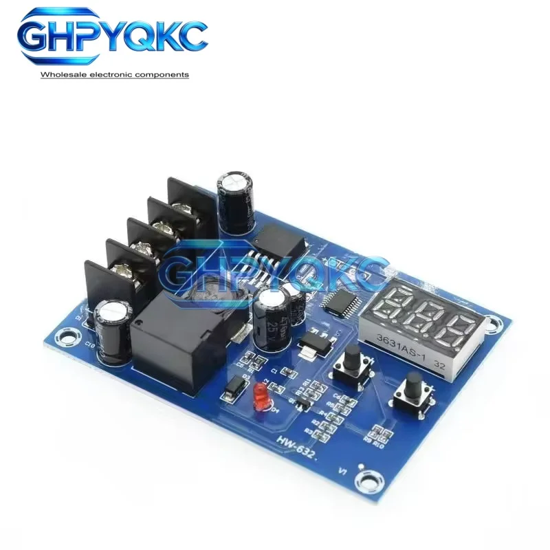 GHPYQKC XH-M603 Lithium Battery Charge Control Module 12-24V Overcharge Protection Switch Board with LED Display