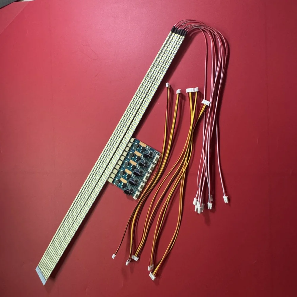 

5pcs 24'' 540mm Adjustable brightness led backlight strip kit,Update 24inch-wide LCD CCFL panel to LED backlight