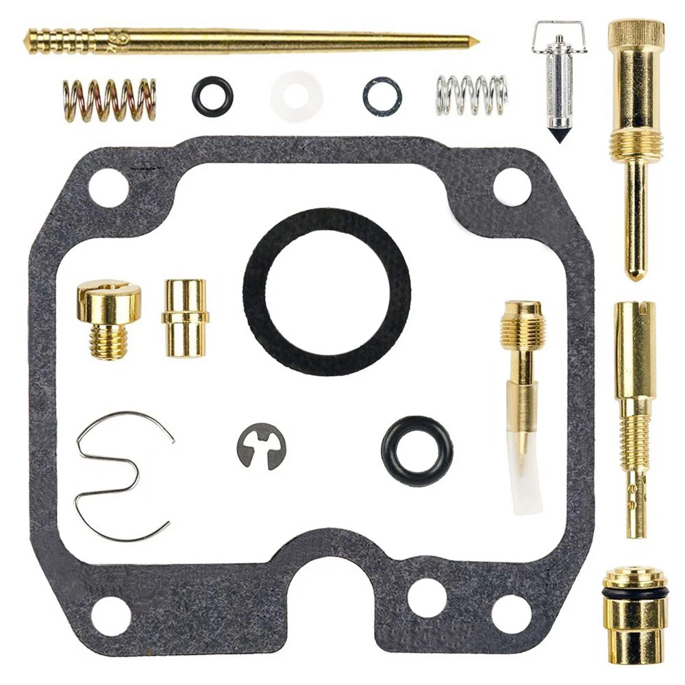 1set Carburetor Rebuild Repair Kit Overhaul Accessories For Kawasaki KLF220 Bayou 1988‑2002 ATV Replacement Parts