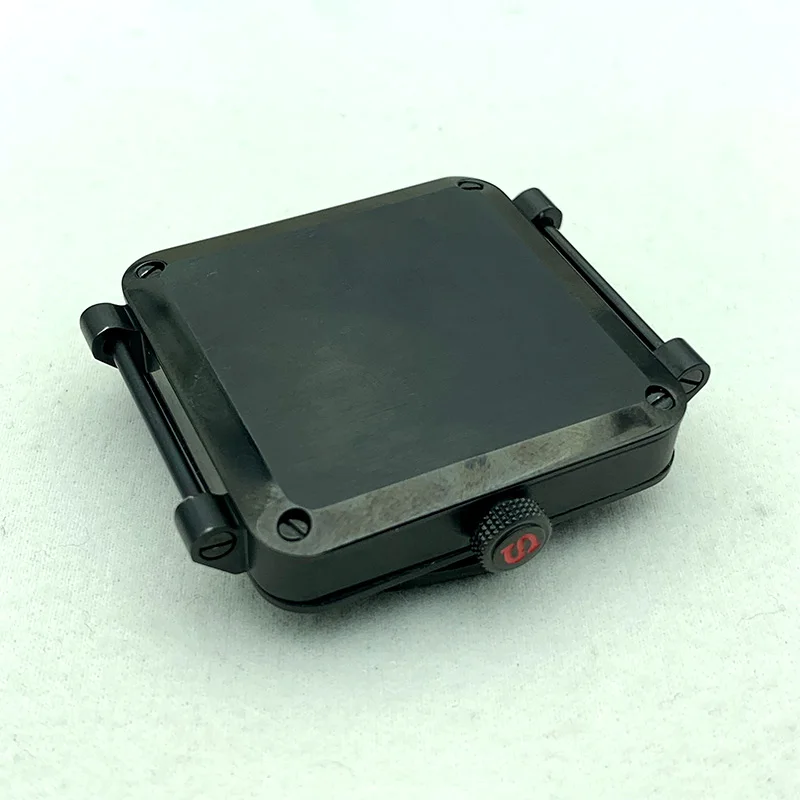 Square NH35 NH36 Japan Automatic Movement 20ATM Resistant 316L  Stainless Steel SKX007 SKX009 SRPD Full Head Square Watch Case