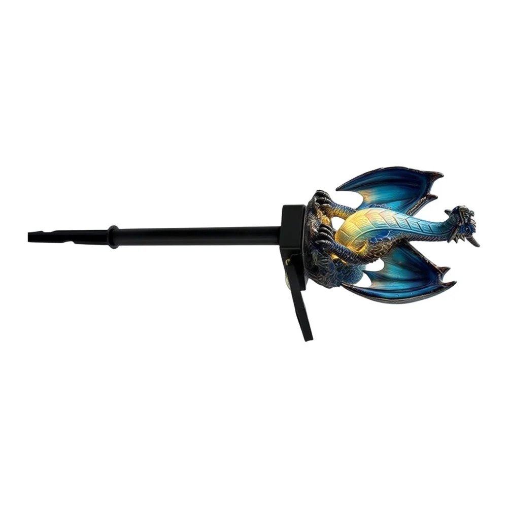 Gothic Fantasy Dragon for Solar Garden Stake Light Solar Powered Waterproof Halloween Decor Outdoor Yard Lawn Patio Pathway