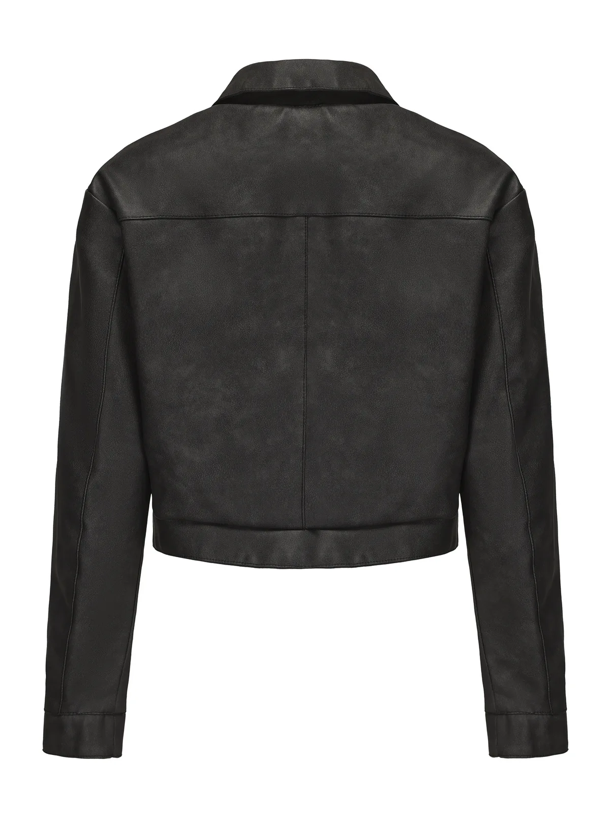 Spring and Autumn New Thin Leather Coat Long sleeved Casual Women's Coat Fashion Short Motorcycle Zipper Leather Jacket