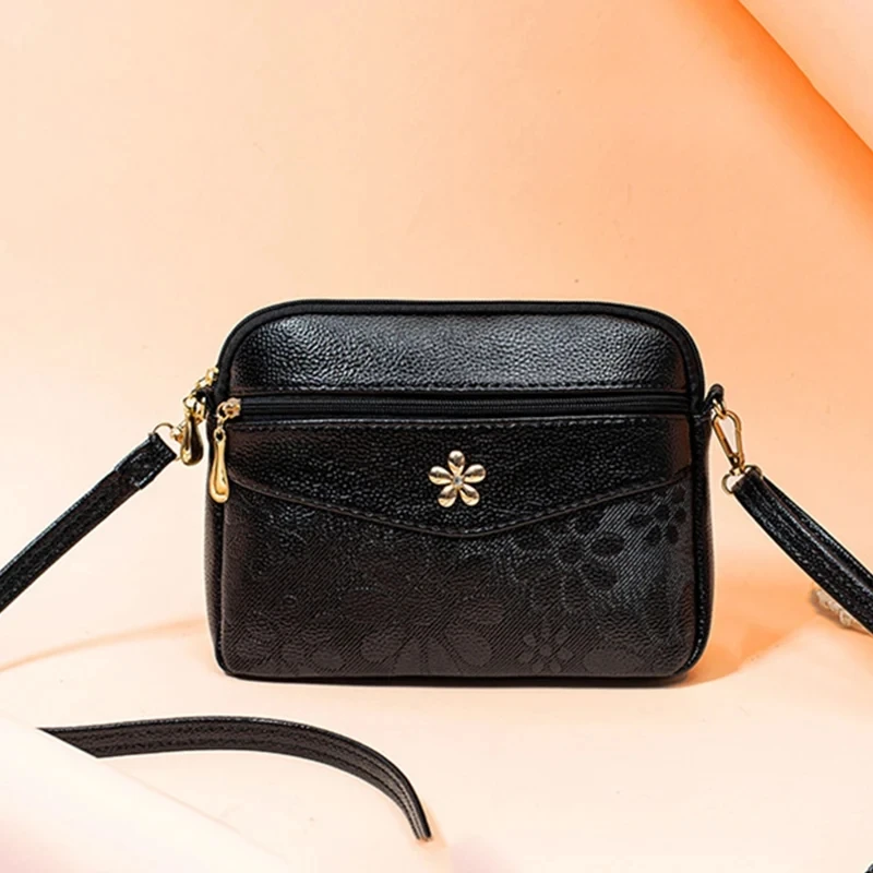 Solid Color PU Leather Women Shoulder Bag Fashion Designer Messenger Bags Female Crossbody Bags Small Handbags Bolsas Feminina