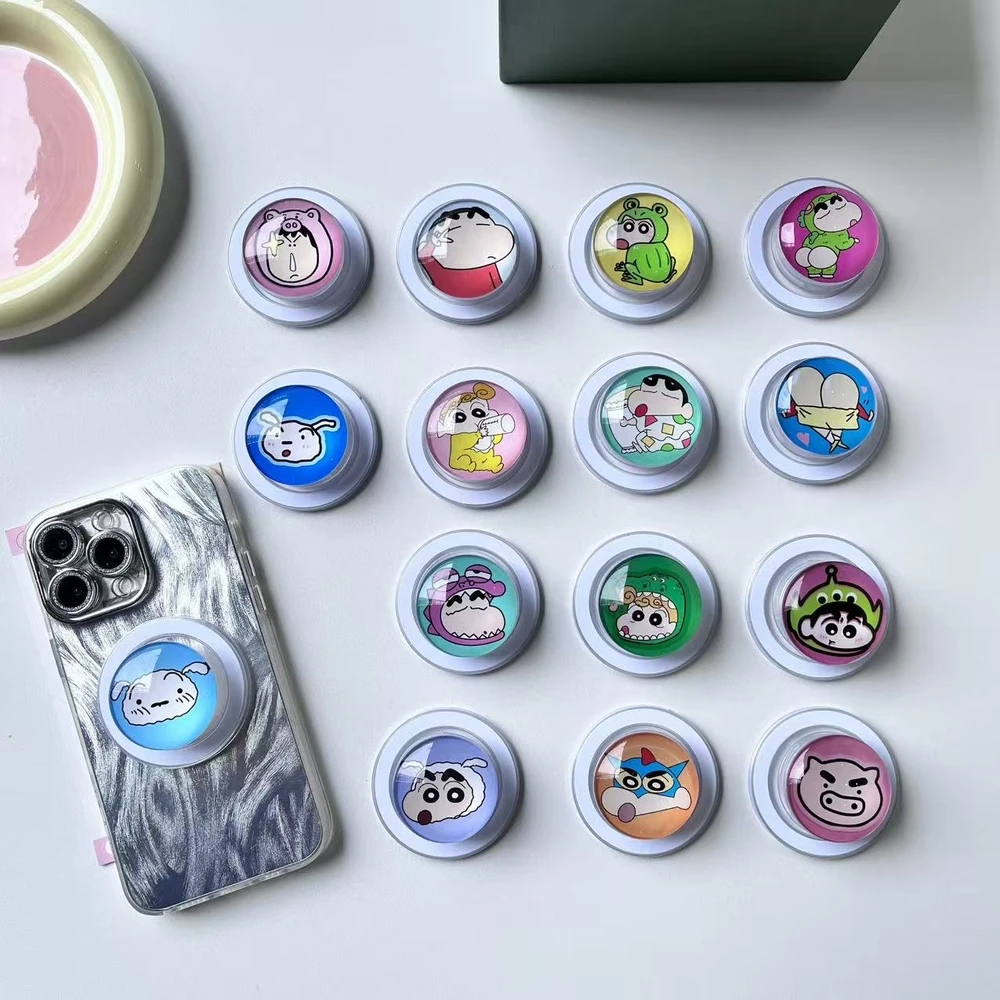 

Magnetic Holder Grip Tok Griptok Phone Stand Holder Support Japan Anime Crayon Shin-chan For iPhone Samsung Magsafe Smart Tok