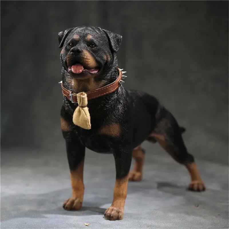 Mr.Z 1:6 Scale Animal Figure Doll Rottweiler Loyal Police Dog