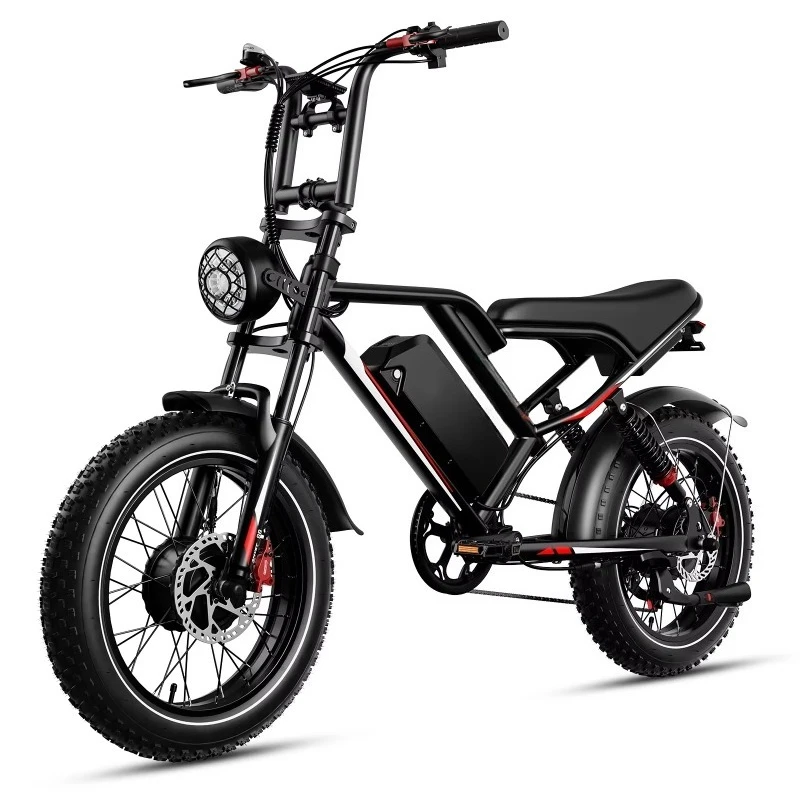 

SXLL S8 single drive, stock 20 inch fat tire high power motor battery electric bicycle mountain