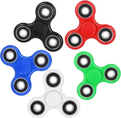 たくさんの不安自閉症adhdのためのabsフィジェットスピナー、抗ストレスtri-spinner、edc tri-spinner、大人と子供のためのおもちゃのアクセサリー、高品質