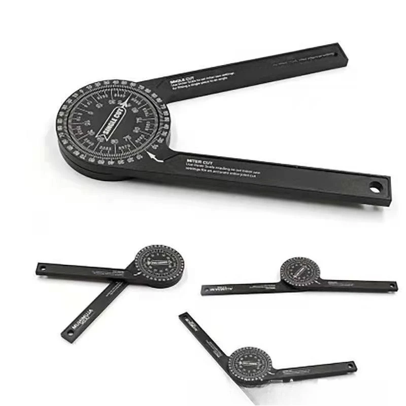 

Угломер для деревообработки на 360 градусов, горизонтальная угловая линейка, измеритель углов для точного позиционирования при резке