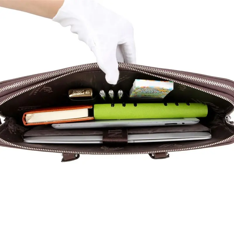 2024 neue Luxus Pu Leder Business Alligator Herren Aktentasche männliche Umhängetasche Männer Messenger Laptop Design Computer Tasche