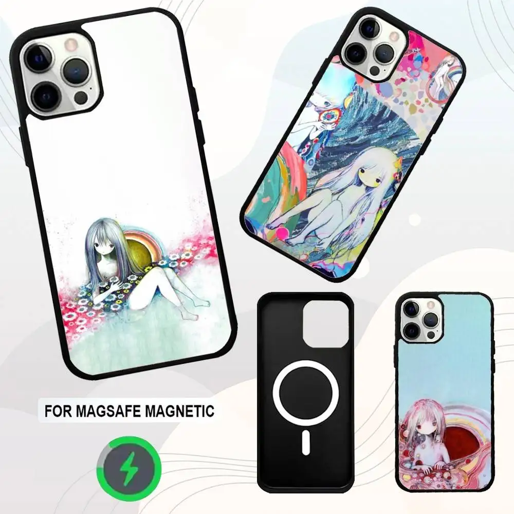 

K-Kikuo Anime Japan Music Phone Case For iPhone 16e,16,15,14,13,12,11,Plus,Pro,Max,Mini Magsafe Magnetic Wireless Charging