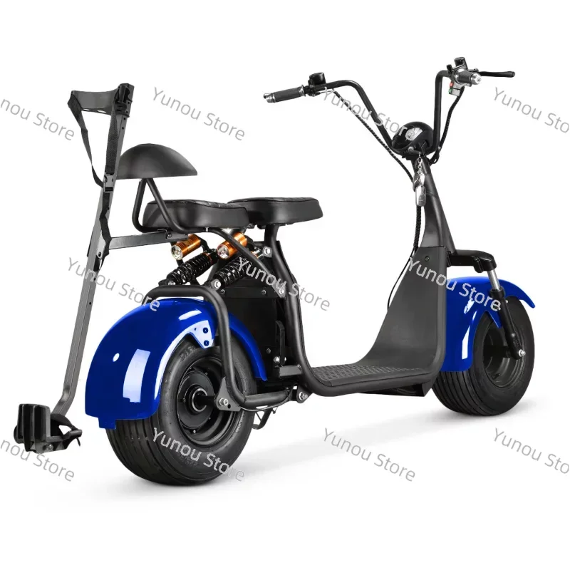 2000w Electric Golf Scooter 2 Seat Fat Tire Golf Carts Electric Motorcycle Ebike US Warehouse Golf Rack