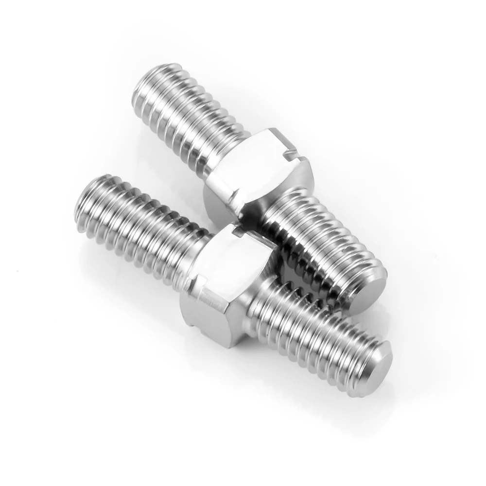 AXSPEED Metal Alloy Universal M3 Double-end Threaded Pull Rod/ Positive and Reverse Thread Link Rod for RC Models Upgrade Parts