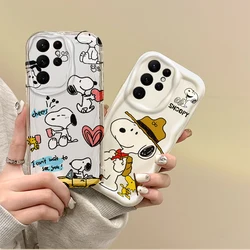 Snoopy Hot Cartoon Phone Case For Samsung Galaxy A50 A35 A34 A33 A32 A24 A23 A22 A13 A12 M55 M54 M35 M14 Silicone Washable Cover