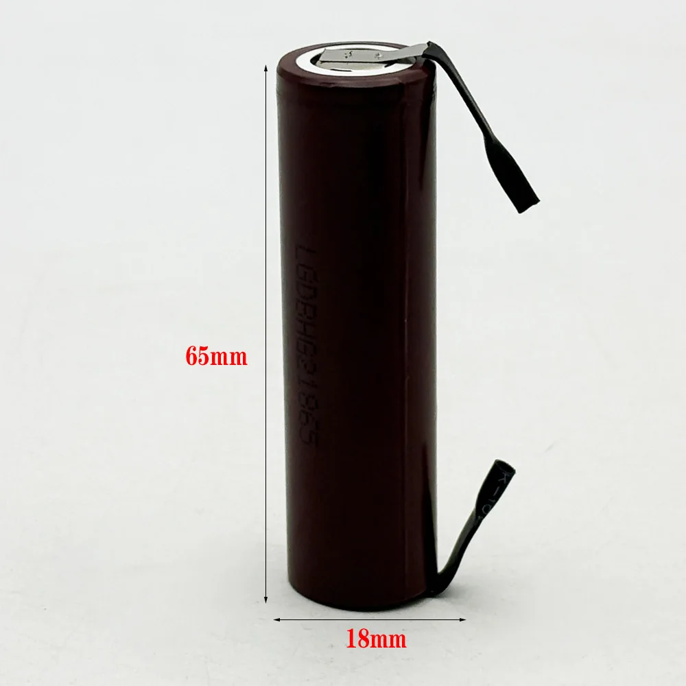 Baterai lithium 18650 HG2 3500mAh 3.7V dengan debit 25A terus menerus