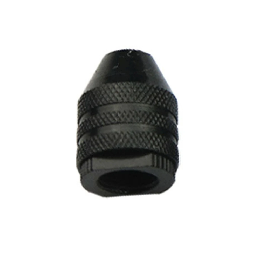 

Keyless Black Mini Alloy 3-Jaw Drill Chuck Drilling Adapter Converter Adaptor to Hold 0.3-3.2mm Drill Bits Converter Tool Po