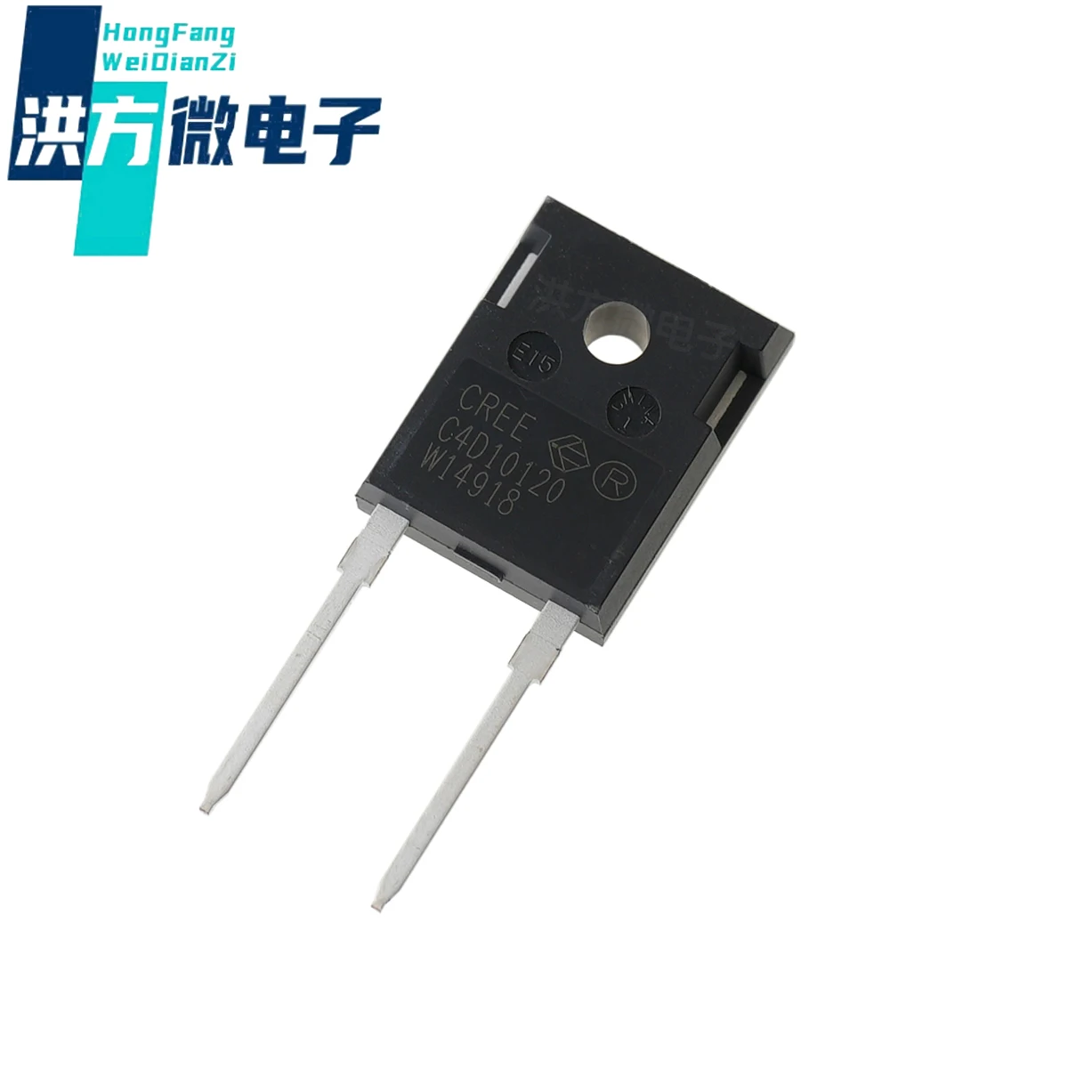 1 SZTUK 100% oryginalna, dioda Schottky'ego z węglika krzemu, Z-Rec, podwójna wspólna katoda, 1,2kV, 38A, 54nC TO-247:C4D10120D